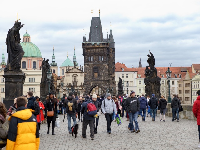 Praha, Karlov most, Karluv most, Česko, Česká republika