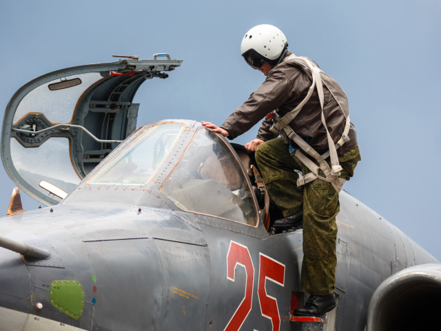 Su-25, rusko, stíhačka, pilot