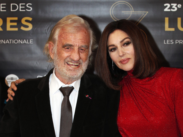 Jean Paul Belmondo a herečka Monica Bellucci