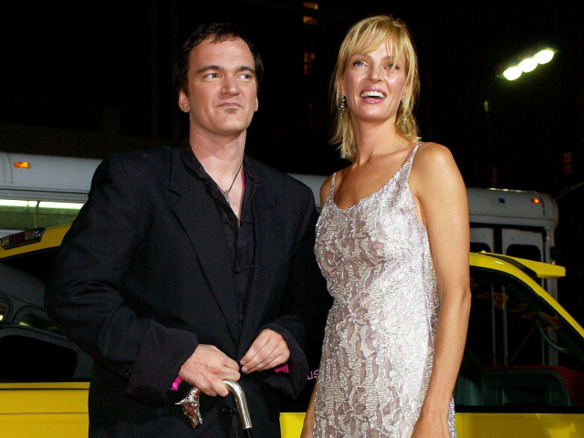 Quentin Tarantino a herečka Uma Thurman