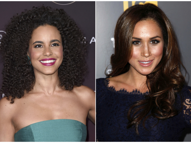 Parisa Fitz-Henley (vľavo) stvárni Meghan Markle