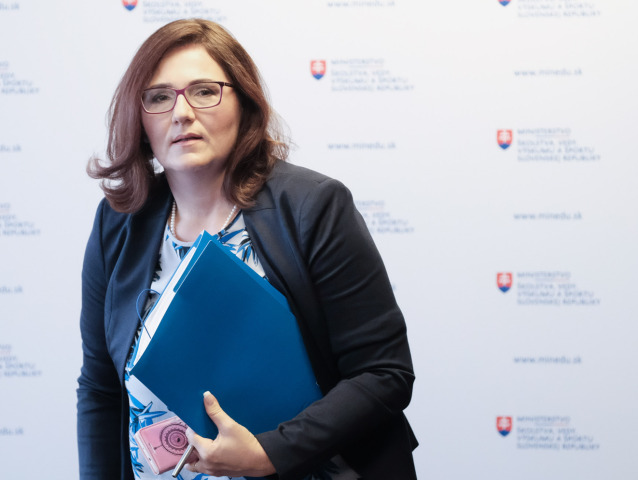 Martina Lubyova, ministerka, školstvo, TB k eurofondom