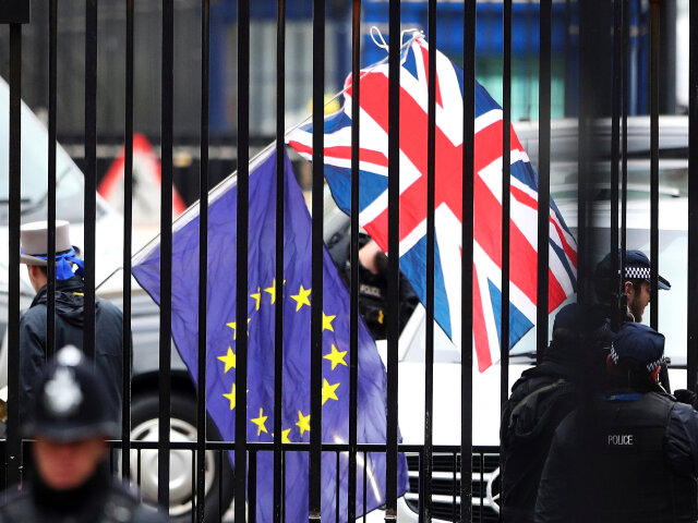 vlajky, Veľká Británia, Európska únia, Brexit