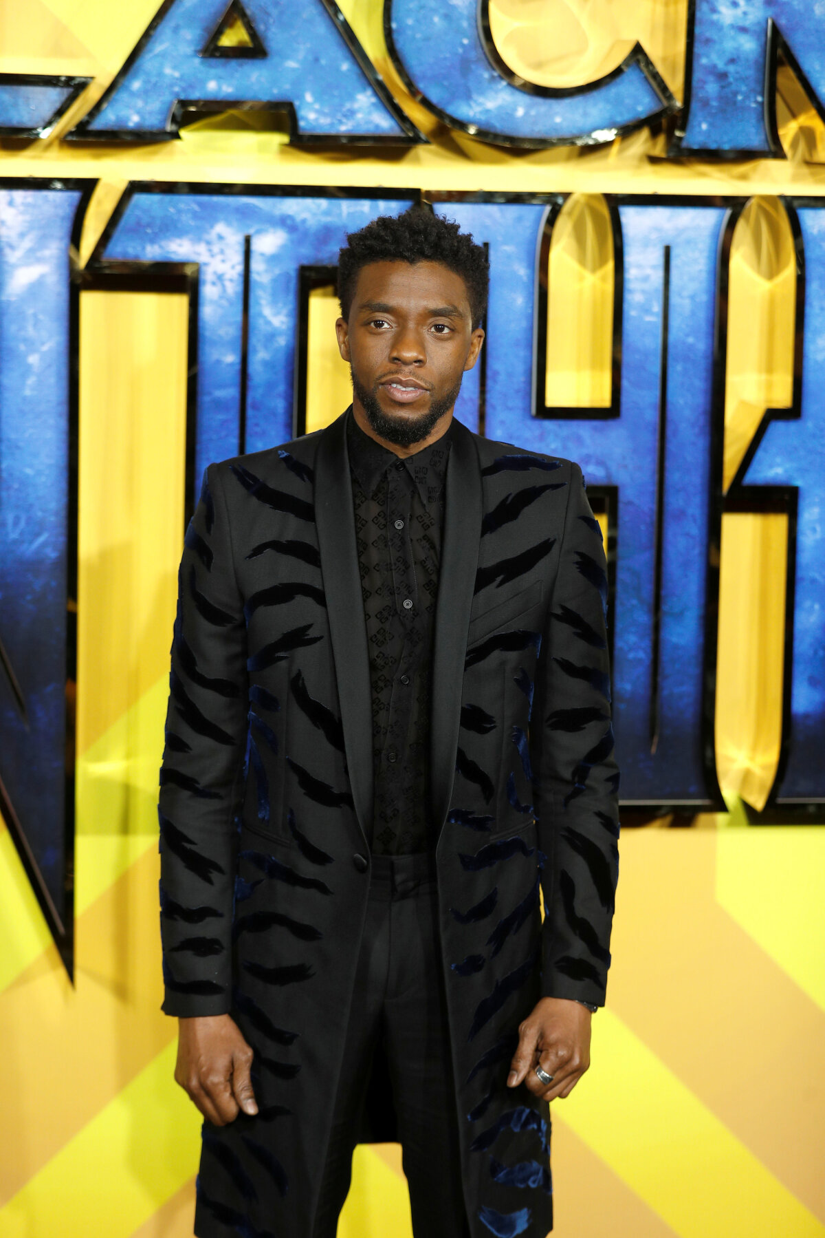 Herec Chadwick Boseman. Hlavný predstaviteľ filmu Čierny panter.