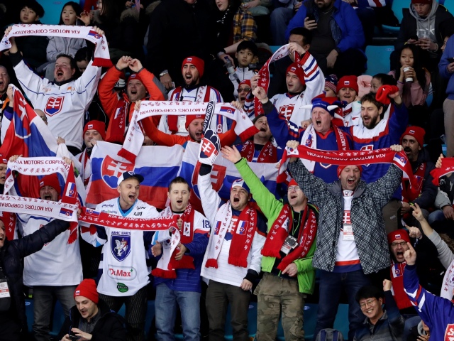 ZOH 2018, hokej, Slovensko - USA, fanúšikovia