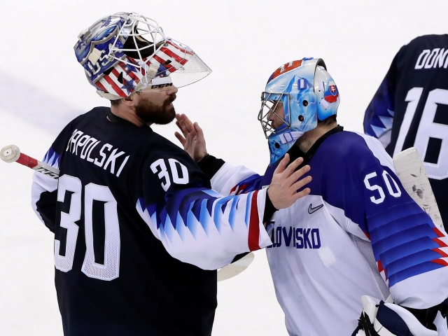 ZOH 2018, hokej, SLovensko - USA