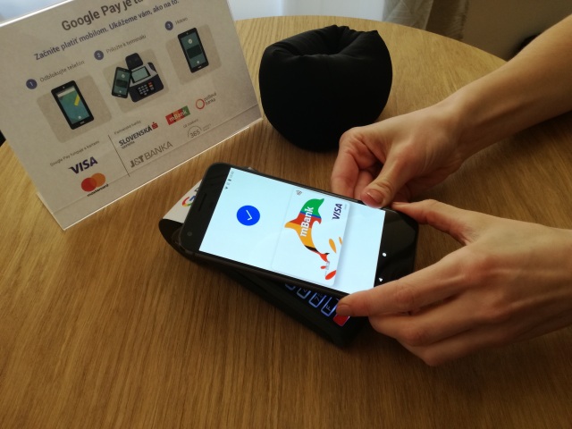 Google Pay, bezkontaktná platba
