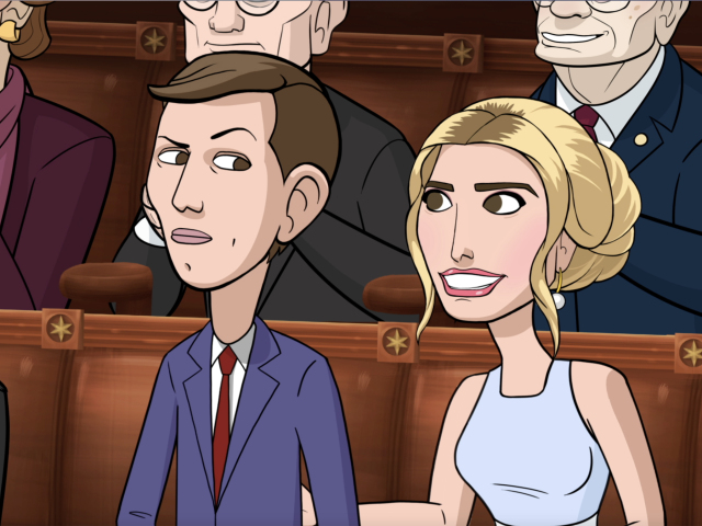 our cartoon president, náš maľovaný prezident.