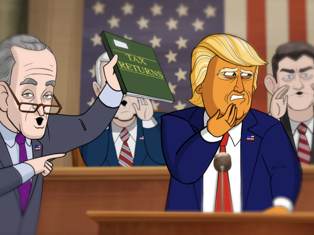 our cartoon president, náš maľovaný prezident,