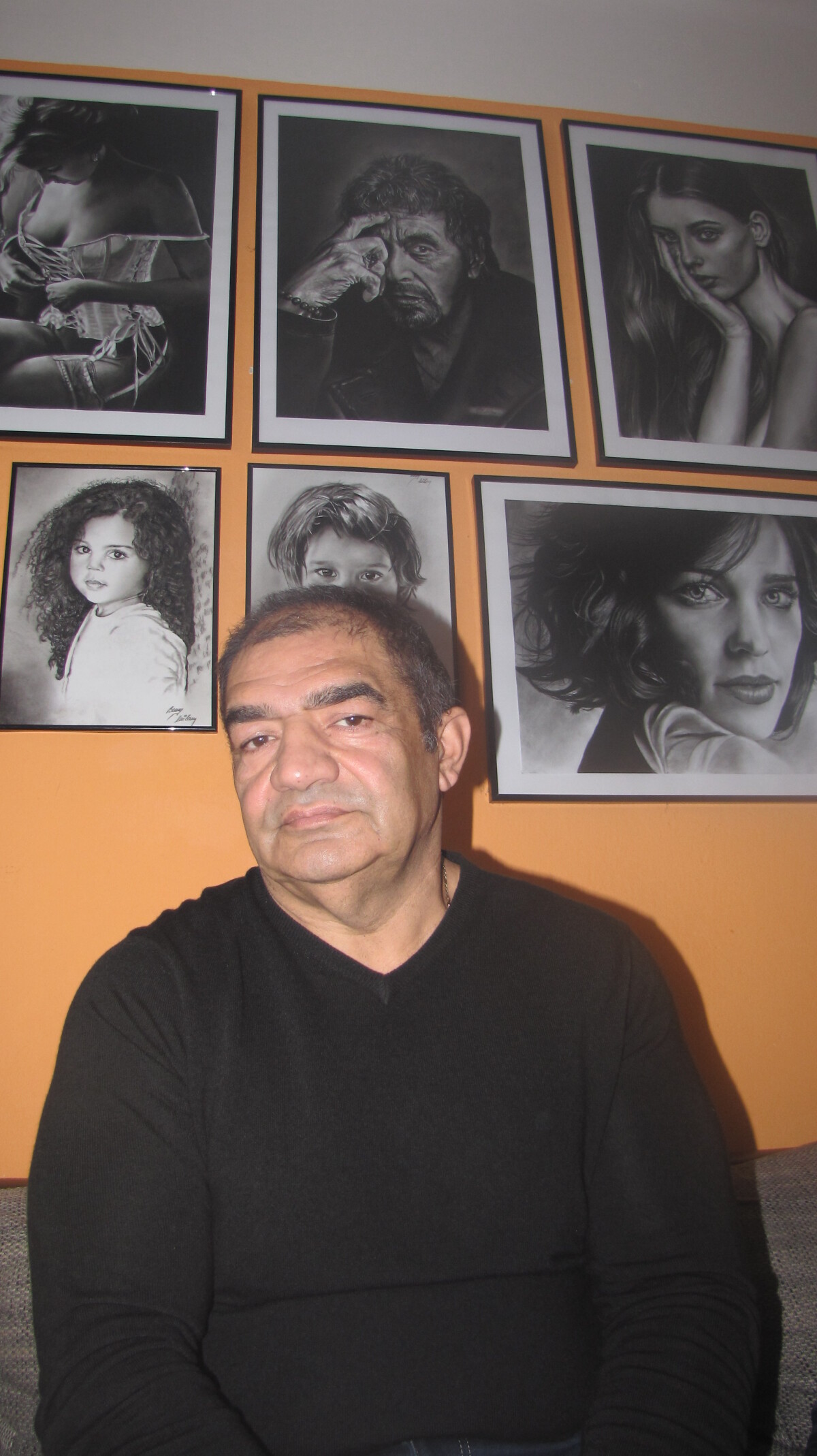 Milan Berky, obrazy, portréty, autor