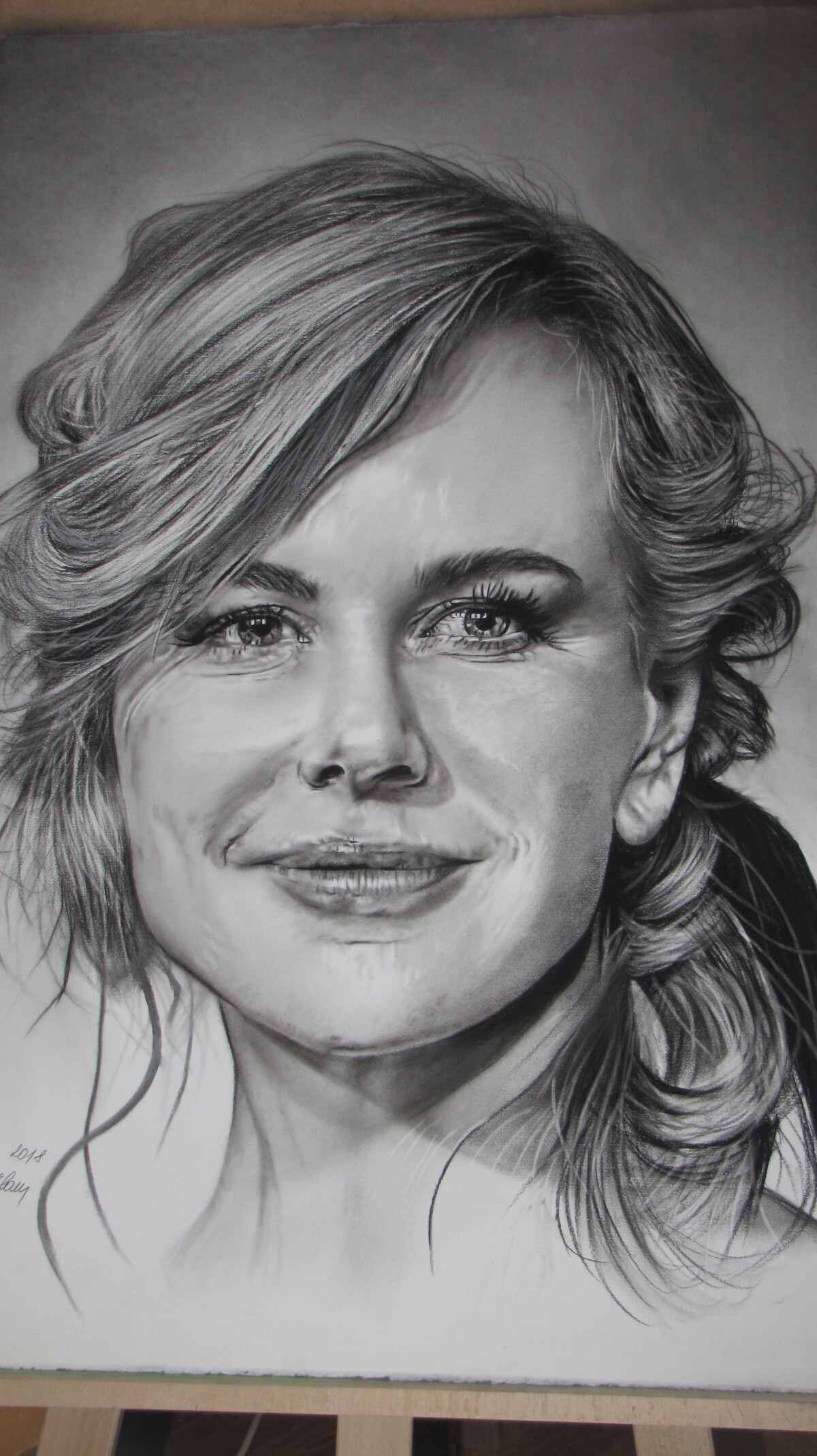 Nicole Kidman, obraz, kresba, Milan Berky, autor