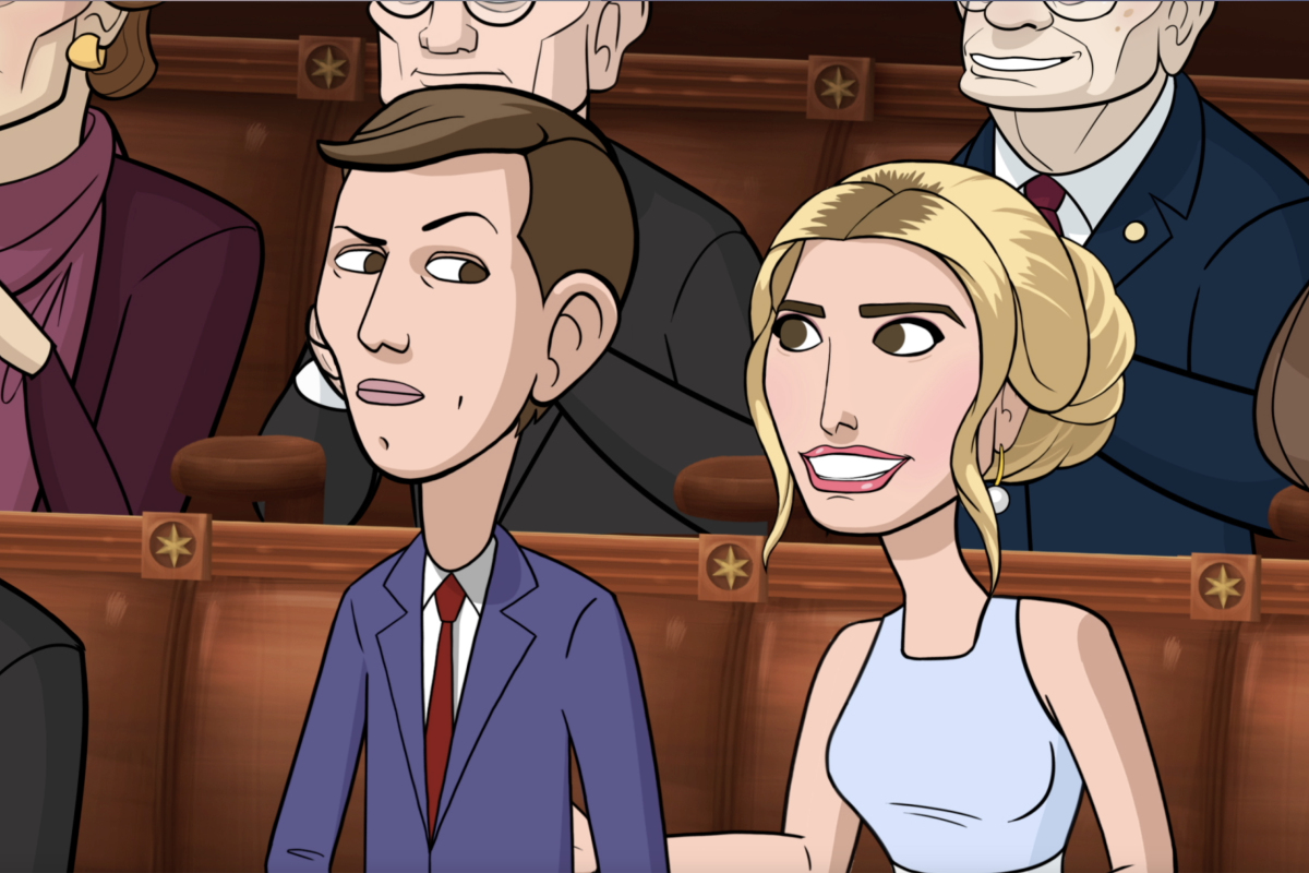 our cartoon president, náš maľovaný prezident.