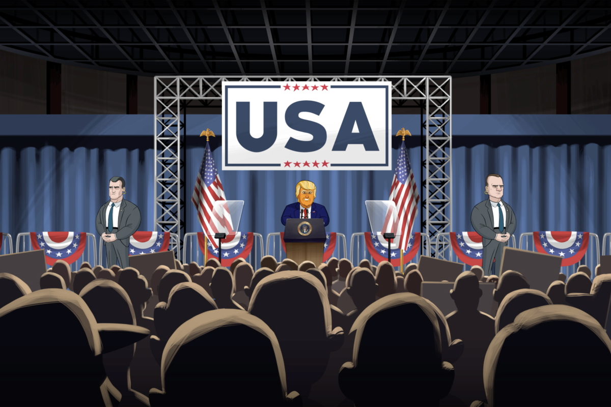 our cartoon president, náš maľovaný prezident,
