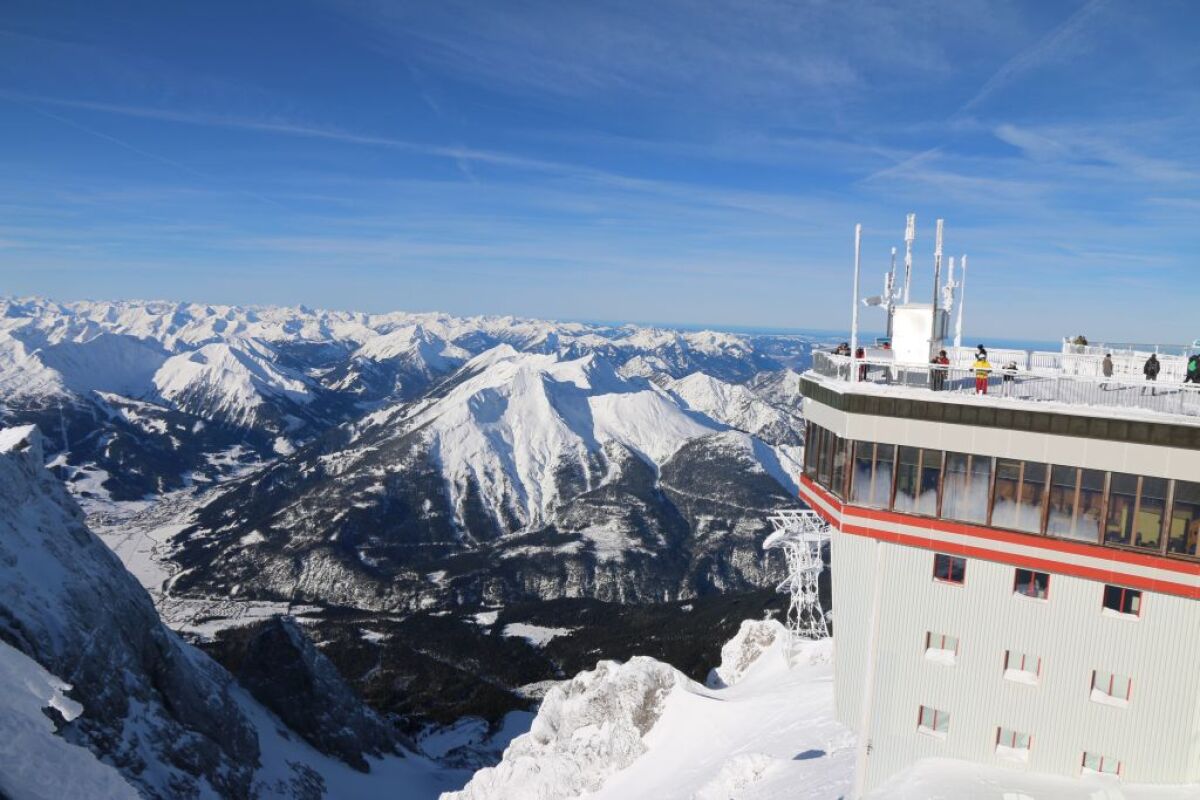 končiare, Alpy, Zugspitze, hory
