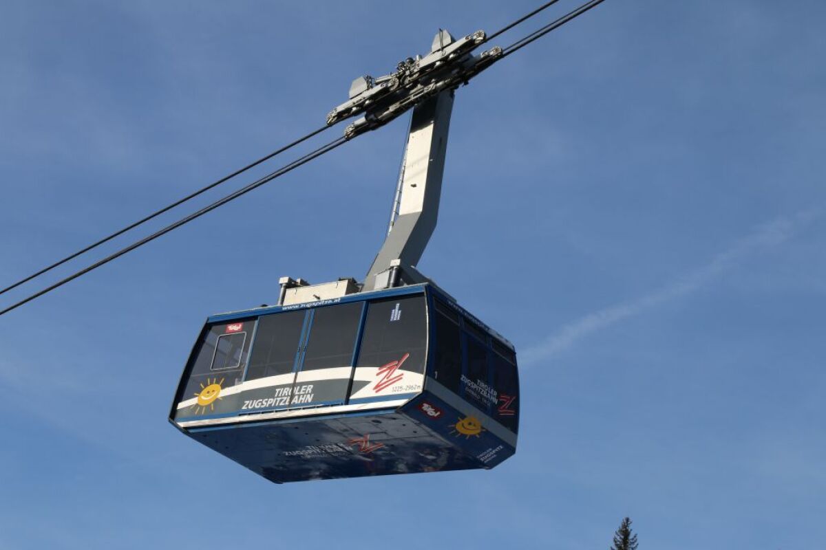 lanovka, Alpy, Zugspitze