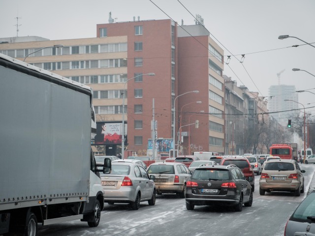 pocasie, doprava, bratislava, zapcha