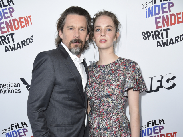 Ethan Hawke a jeho dcéra Maya Hawke
