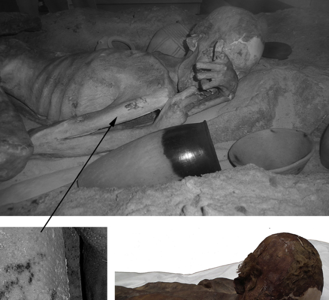 egyptské múmie, tetovanie,