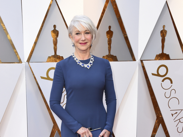 Herečka Helen Mirren prišla odovzdať jednu z cien večera.