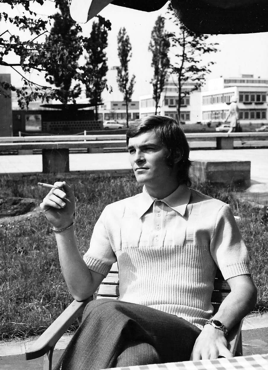 Pánska letná polokošeľa z podniku Pleta, 70. roky.