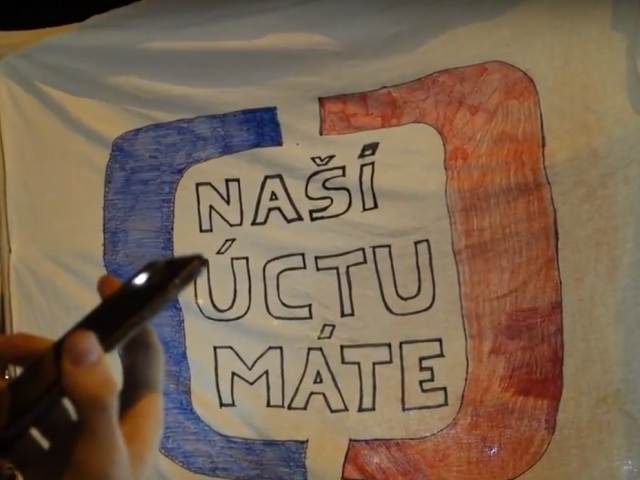 česko, prostety, praha, demonštrácia médiá