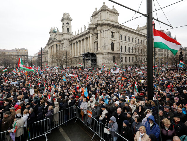 Maďarsko, pochod, Fidesz