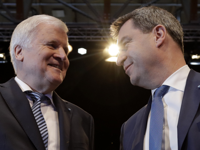 Nemecko, CSU, zjazd, Horst Seehofer, Markus Söder