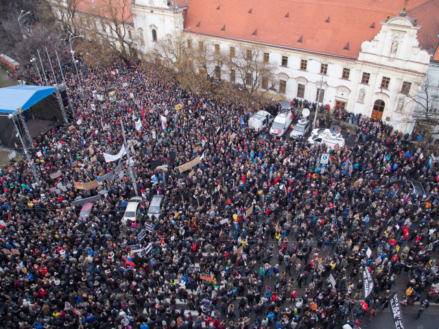 Za slušné Slovensko v Bratislave