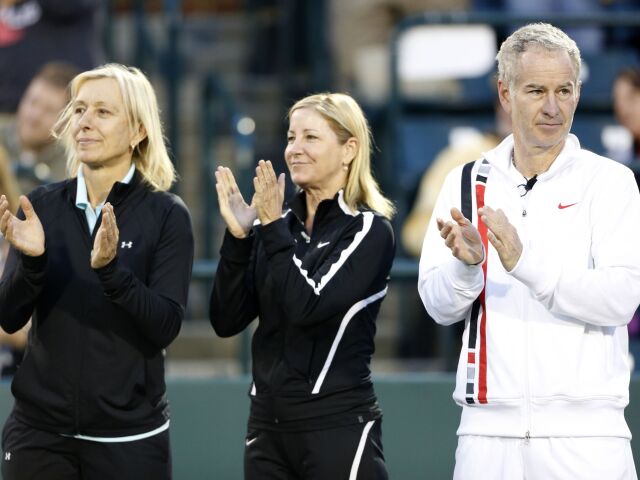 Martina Navrátilová, Chris Evertová, John McEnroe