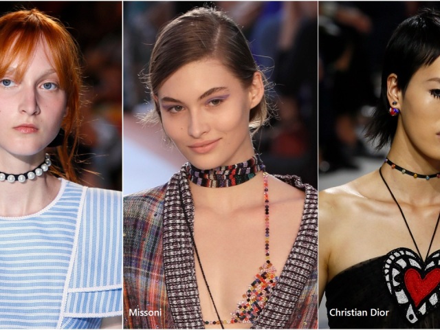 trendy v doplnkoch - sezóna jar-leto 2018 - móda (Andrew GN, Missoni, Christian Dior)