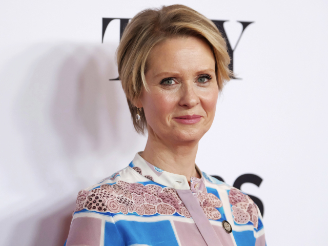 Herečka Cynthia Nixon na archívnom zábere. 