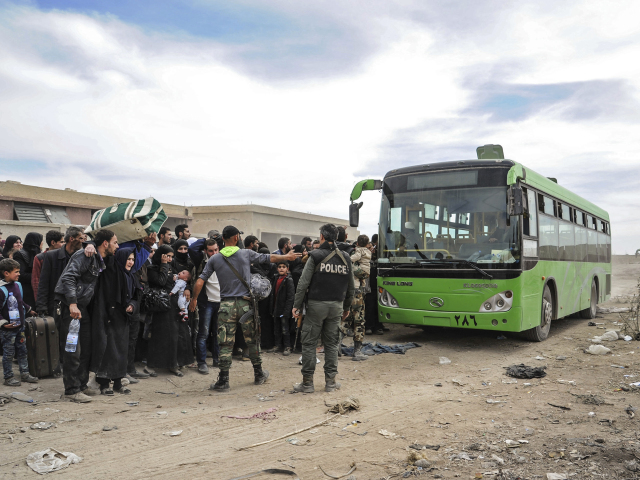 Syria, evakuacia, východná ghúta