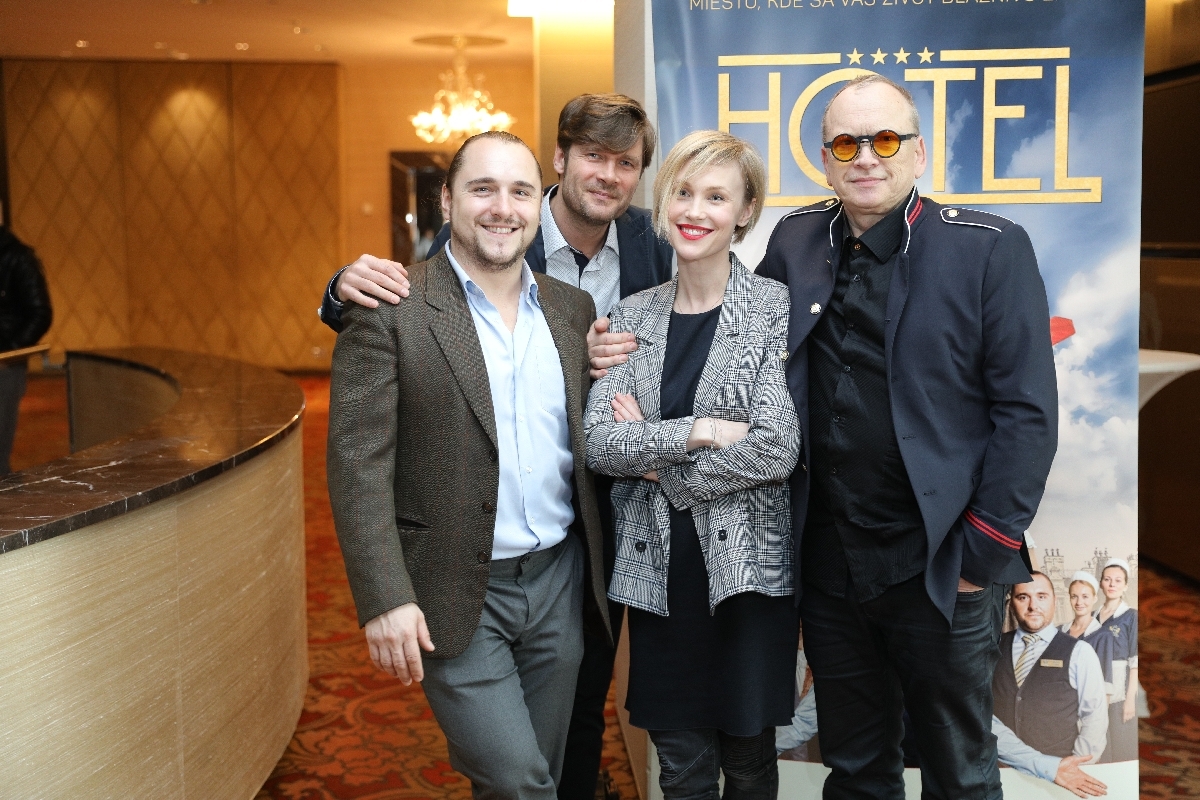Martin Meľo, Milo Kráľ, Vlastina Svátková  a Juraj Ďurdiak