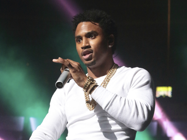 Trey Songz na archívnom zábere.