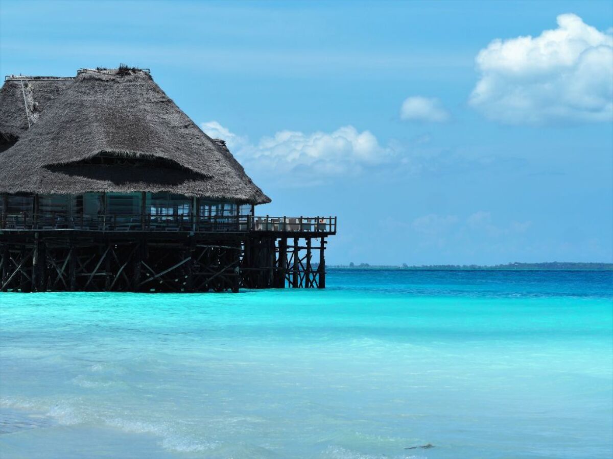 Zanzibar, more, leto, dovolenka, chata, chatrč