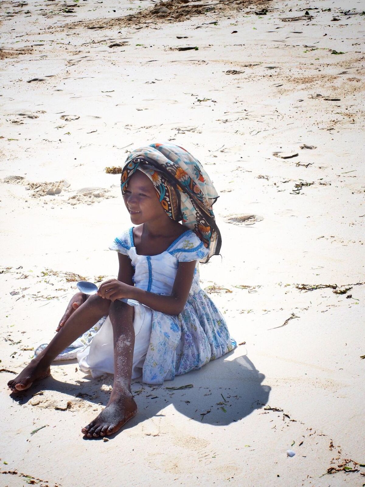 Zanzibar, pláž,