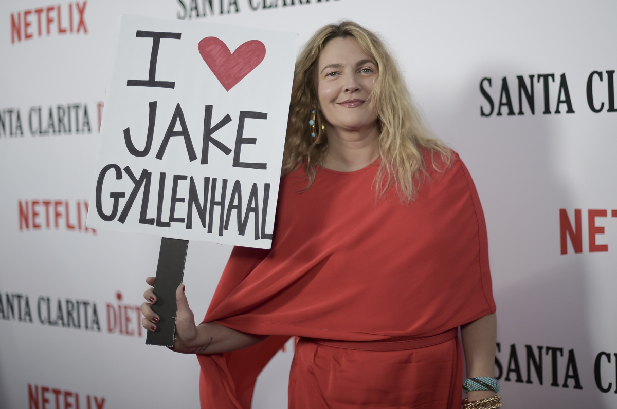 Herečka Drew Barrymore na premiére filmu Santa Clarita Diet.