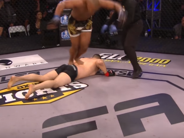 MMA, oslava, salto, škandál