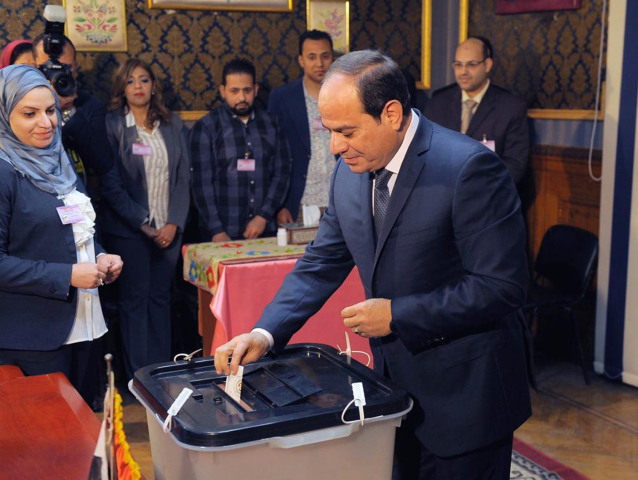 Egyptský prezident Abdal Fattáh Sísí.