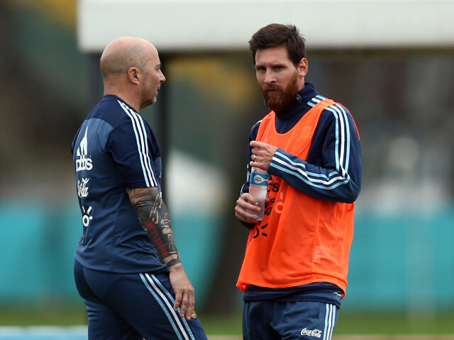 Jorge Sampaoli, Lionel Messi