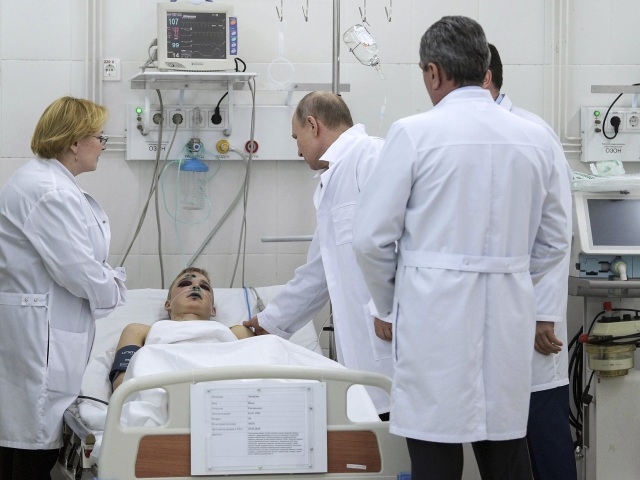 Rusko Kemerovo stredisko požiar Putin návšteva