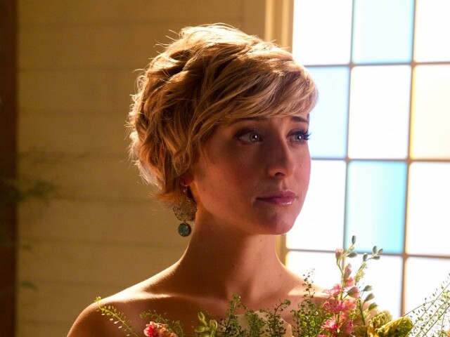 Herečka Allison Mack na zábere zo seriálu Smallville. 