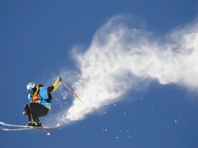 Lyžiar, sneh, zima, lyžovačka, Švajčiarsko, Ski Freeride