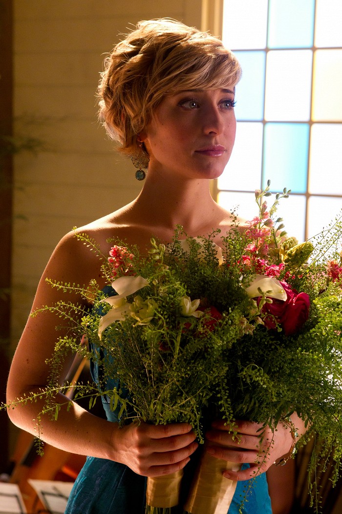 Herečka Allison Mack na zábere zo seriálu Smallville.