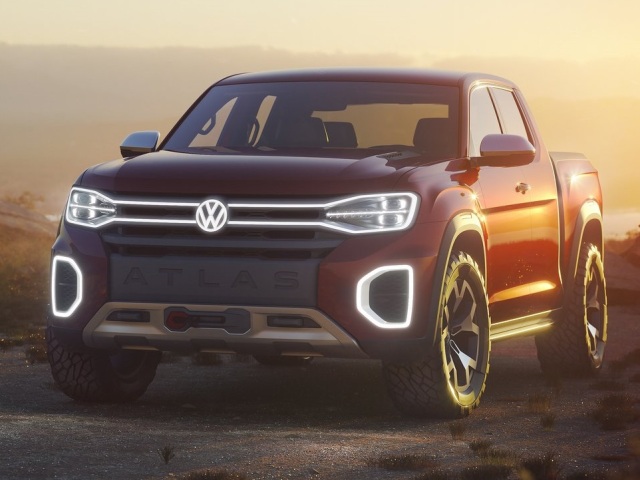 Volkswagen-Atlas Tanoak Pickup Concept-2018-1024-01