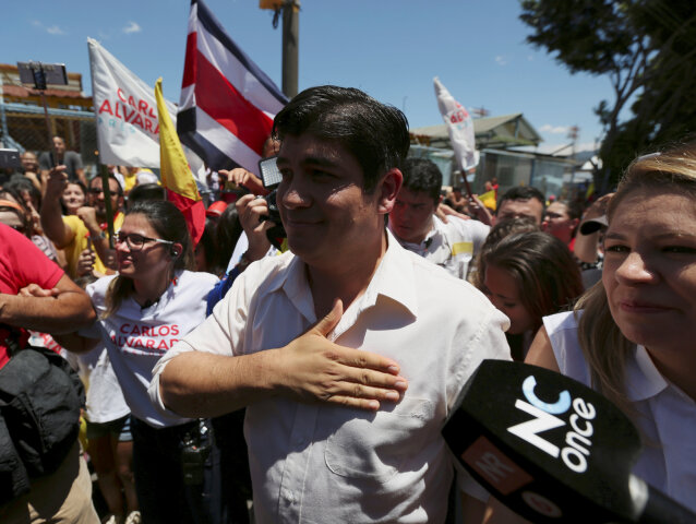 Kostarika, voľby, Carlos Alvarado, prezident