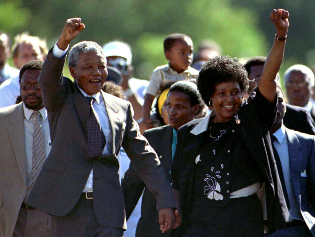 Nelson Mandela, manželka, Winnie