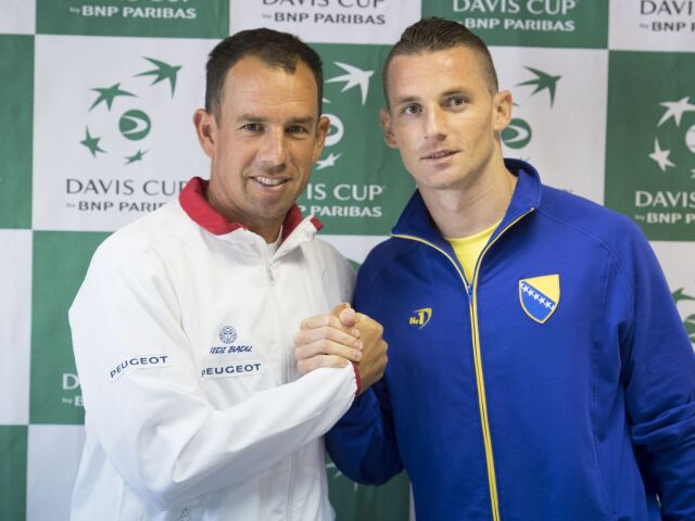 SR tenis DC Slovensko Bosna a Hercegovina Hrbatý
