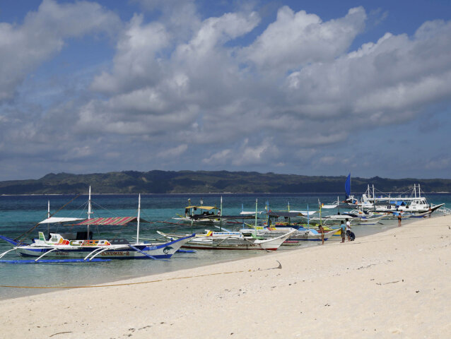Filipíny, Boracay, ostrov, lode