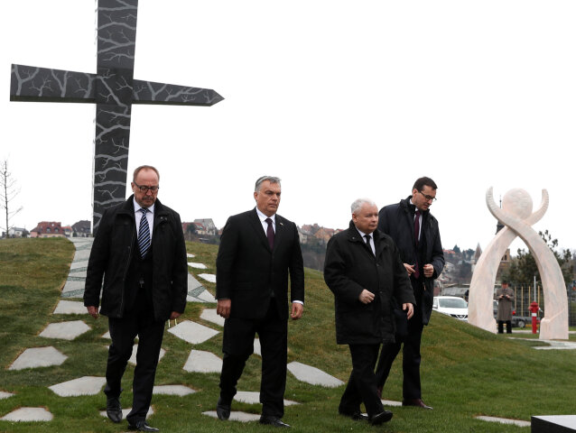 Maďarsko, Poľsko, Viktor Orbán, Jaroslaw Kaczynski